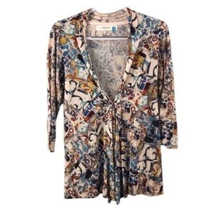 Sparrow Anthropologie Printed Cardigan